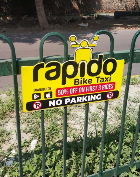 1.No Parking Boards